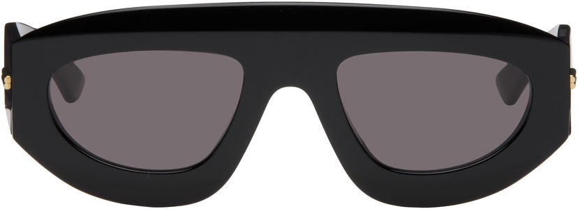 Сонцезахисні окуляри Bottega Veneta Bottega Veneta Ultrathin Shield Sunglasses чорний | BV1358S-001