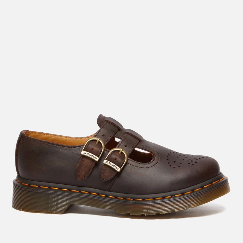 Кросівки та взуття Dr. Martens Leather Mary Jane Flats Коричневий | 30914201