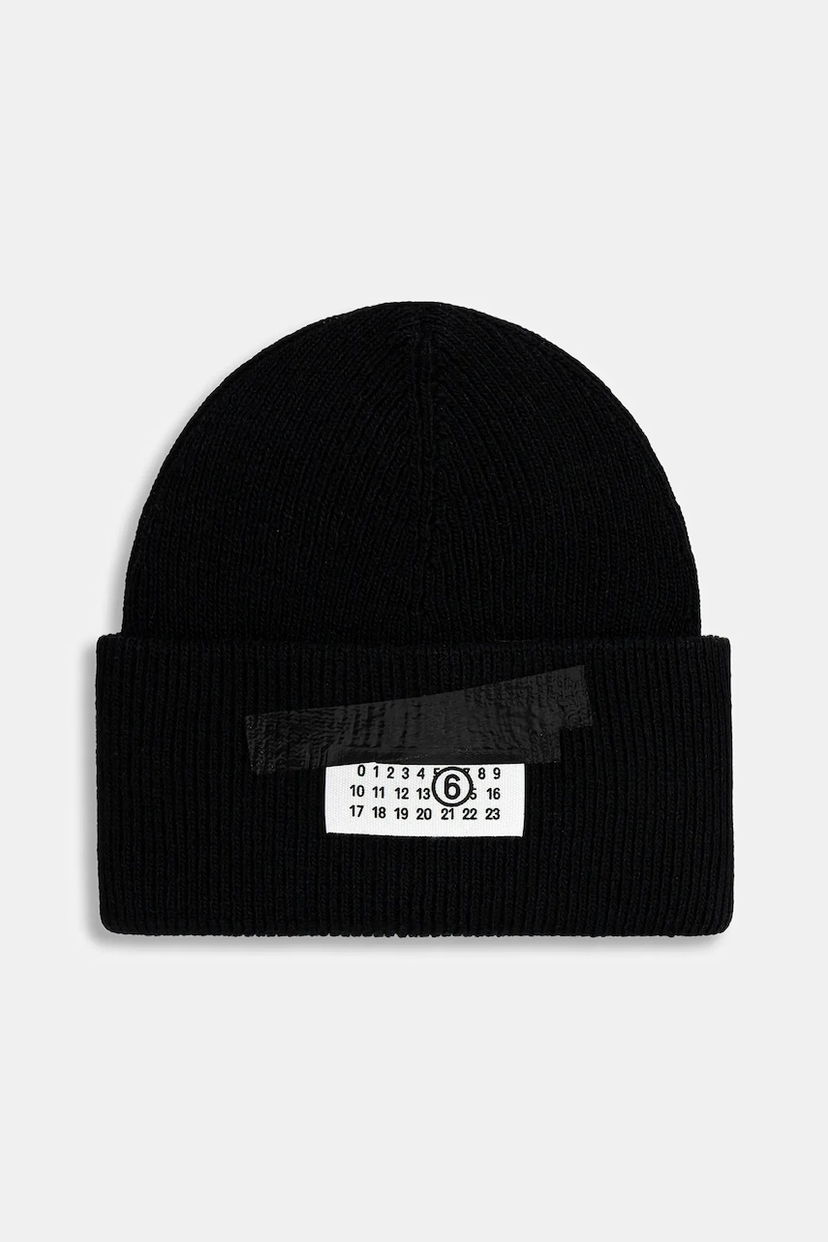 Шапка Maison Margiela MM6 Maison Margiela Wool Beanie чорний | SH2TB0003.M13168.900S