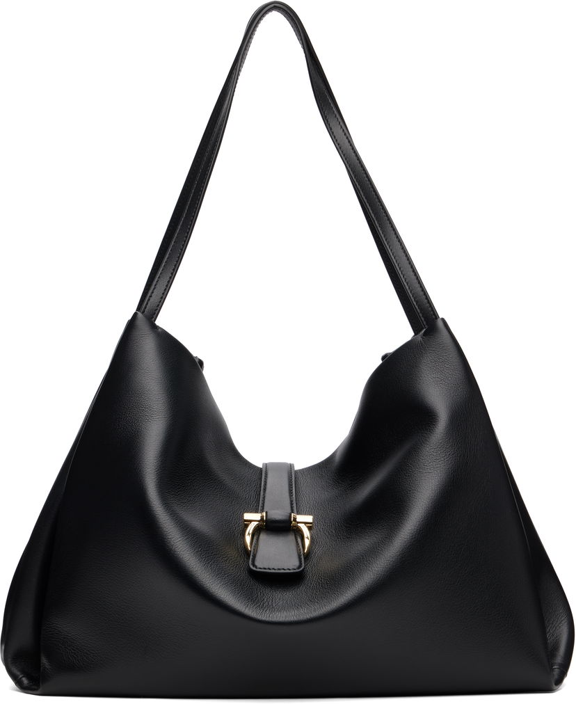 сумка-тоут FERRAGAMO Salvatore Ferragamo XL Calfskin Tote чорний | 777335