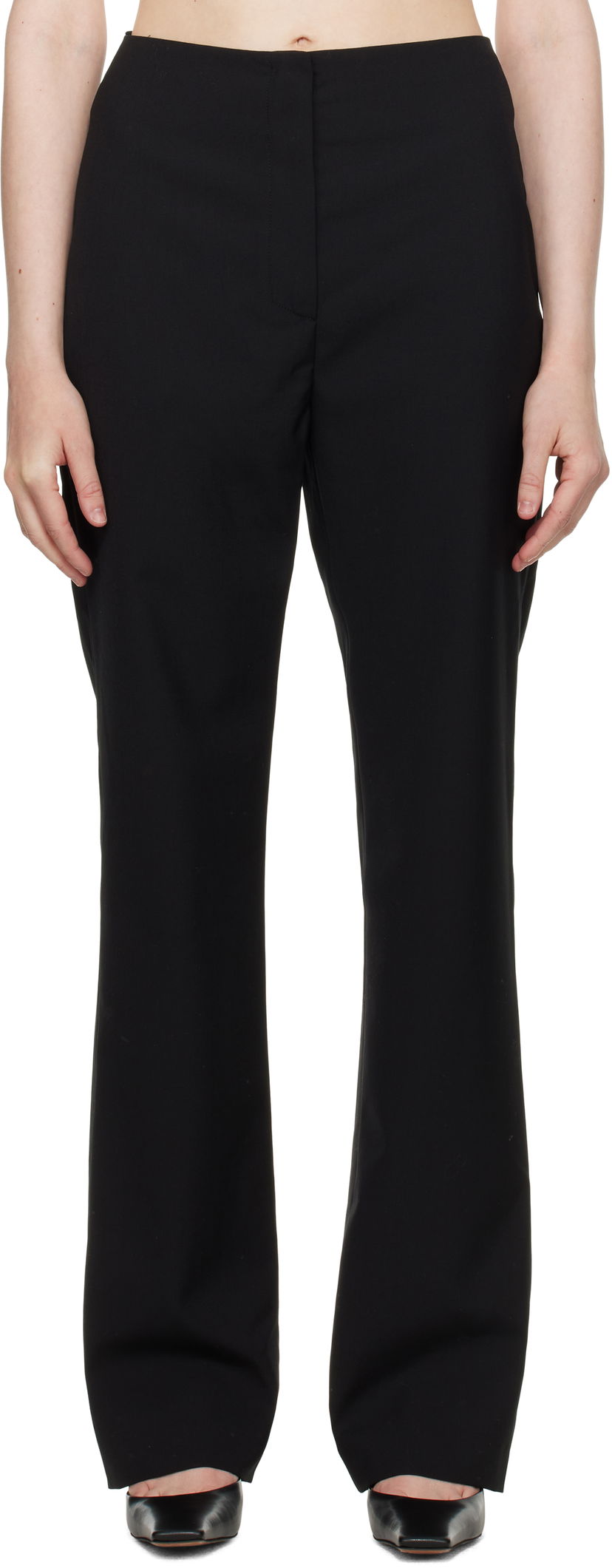 Штани Nanushka Nanushka Irida Trousers чорний | NW25SSPA25499