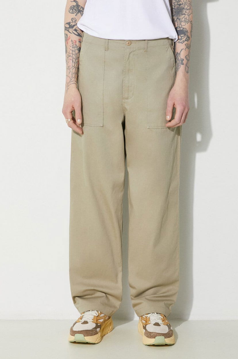 Штани карго Universal Works Universal Works Fatigue Pant бежевий | 132.STONE