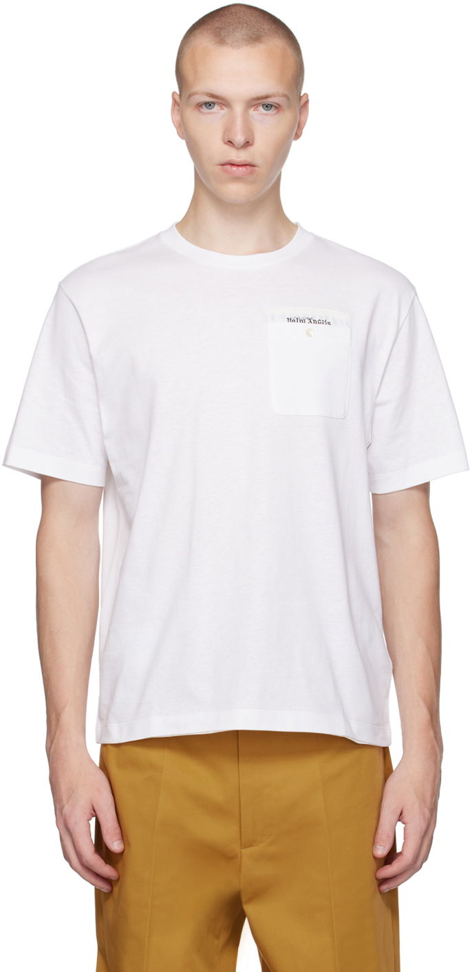 Футболка Palm Angels White Sartorial білий | PMAA088E23JER0010103