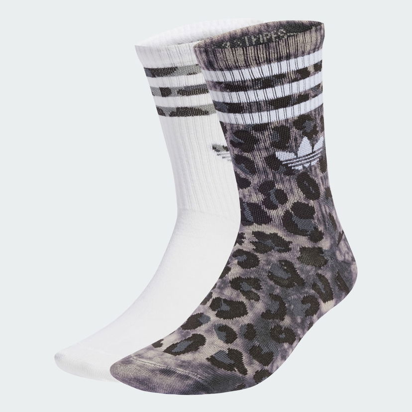 Шкарпетки adidas Performance Leopard Print Crew Socks 2 Pairs Різнокольоровий | JW8010