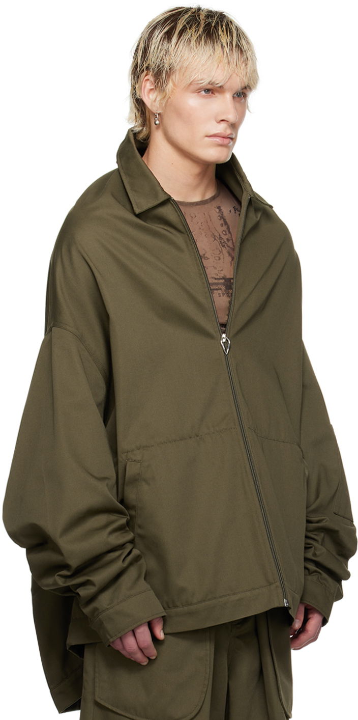 Куртка Jean Paul Gaultier Jean Paul Gaultier Shayne Oliver Edition Zip-Up Jacket Зелений | 24/27-F-VE054-C048-41, 1