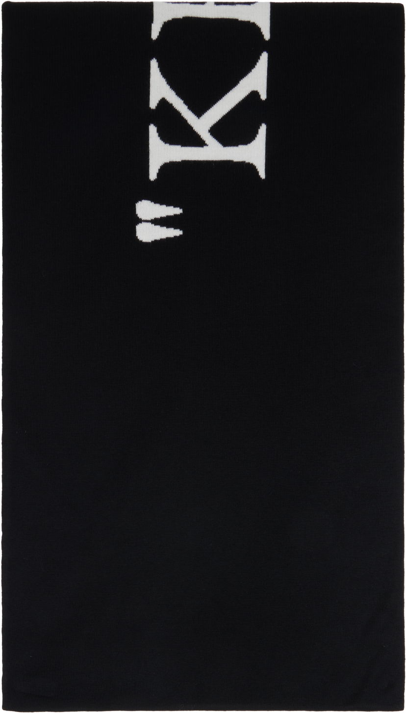 Шарф Off-White Scarf чорний | OWMA068F24KNI0011001