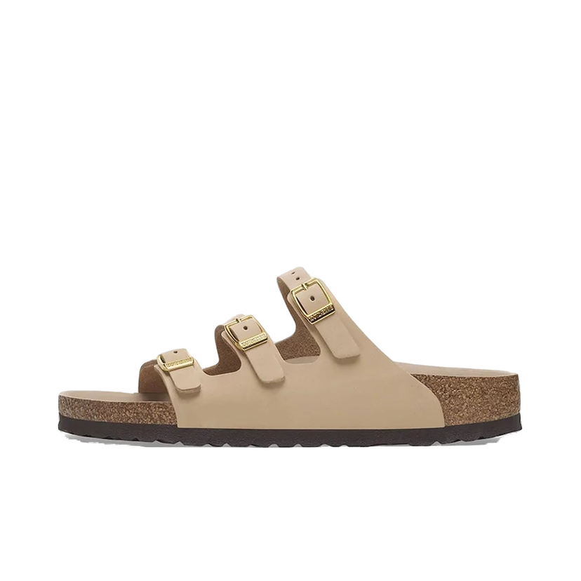 Кросівки та взуття Birkenstock Birkenstock Florida HEX Nubuck Slides бежевий | 1029480