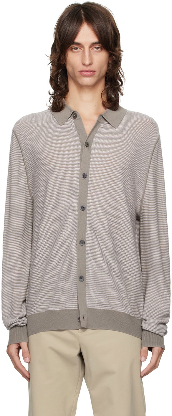 Cветр Paul Smith Paul Smith Button Through Cardigan Сірий | M1R-895Y-N02418-71