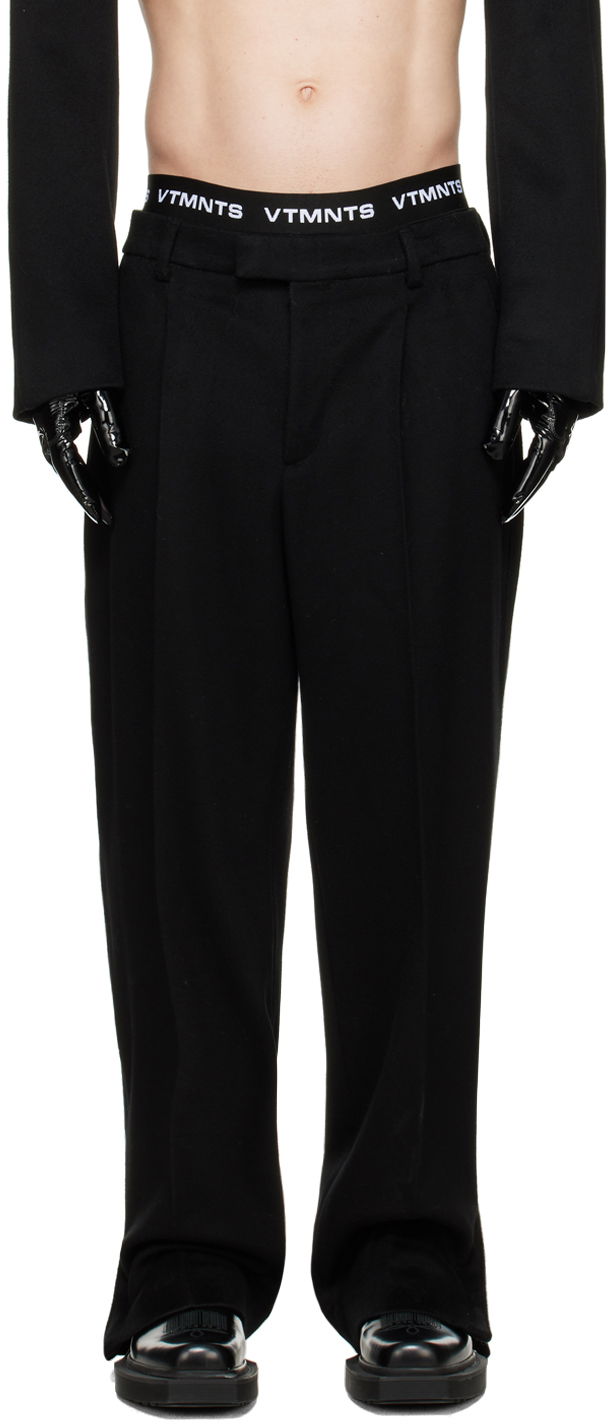 Штани VETEMENTS Pleated Trousers чорний | VL16PA320B