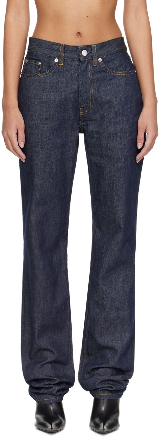 Джинси Helmut Lang Slim Fit Jeans Синій | O02DW202