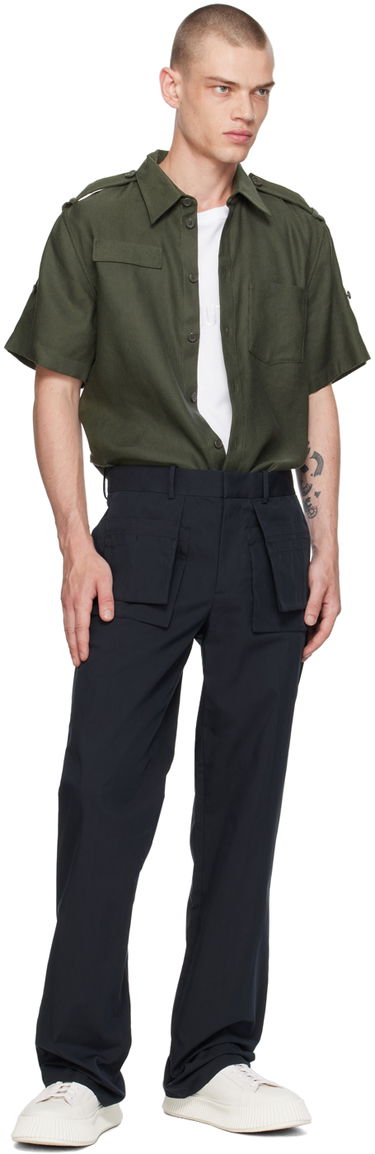 Штани карго Helmut Lang Helmut Lang Utility Car Trousers темно-синій | O04HM213, 3
