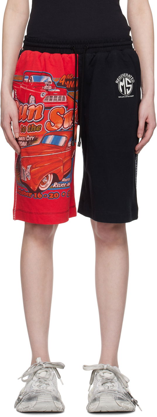 Шорти Marine Serre Printed Shorts Червоний | MSH007