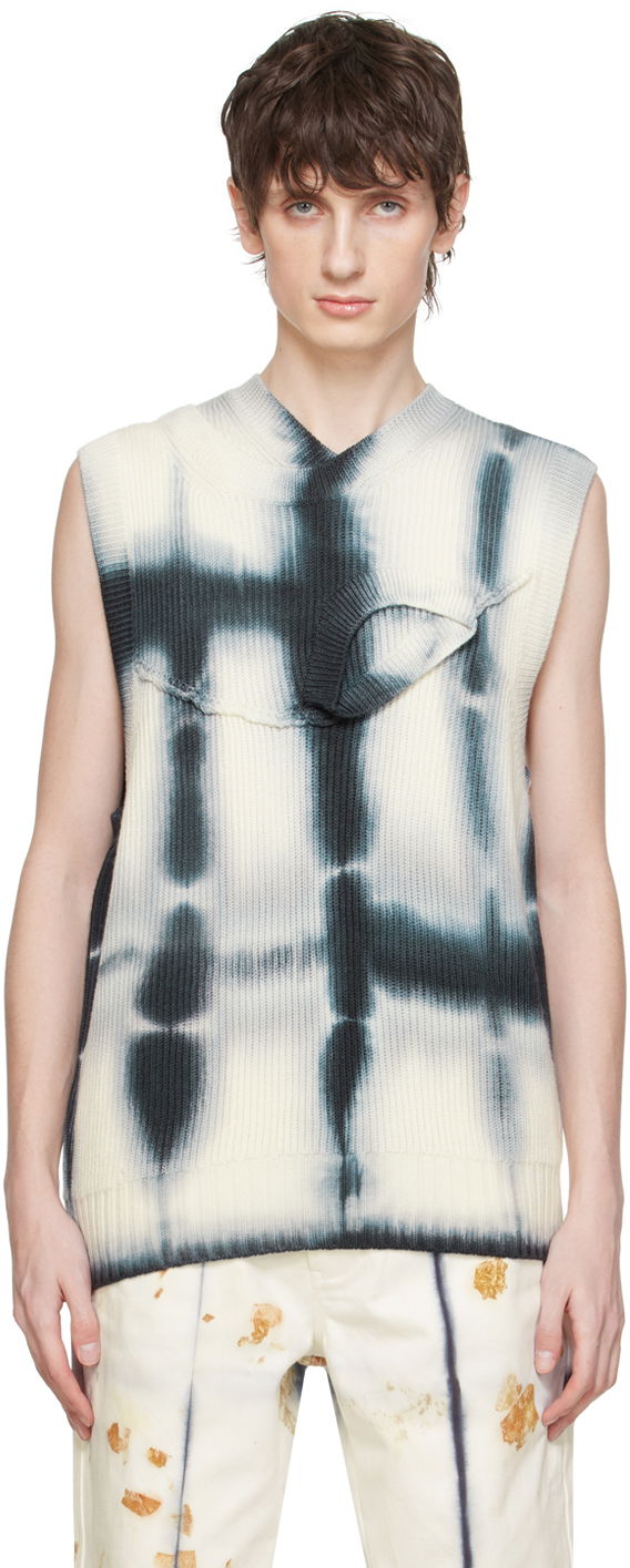 Cветр Feng Chen Wang Feng Chen Wang Layered Collar Vest Різнокольоровий | FMS17KT02