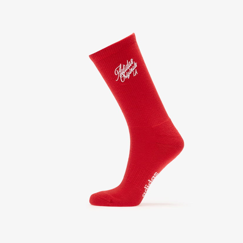 Шкарпетки adidas Originals Santee Alley Slouch Socks Червоний | JX6198