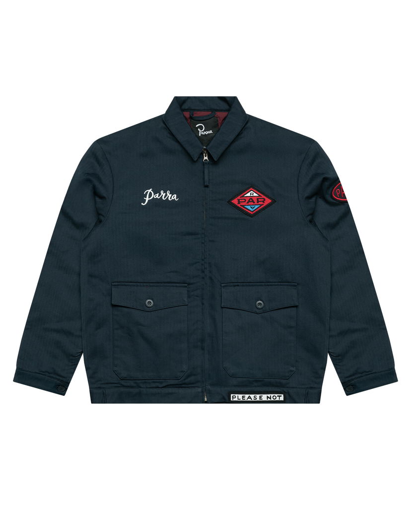 Куртка By Parra Parra Pumping gas jacket темно-синій | 54255