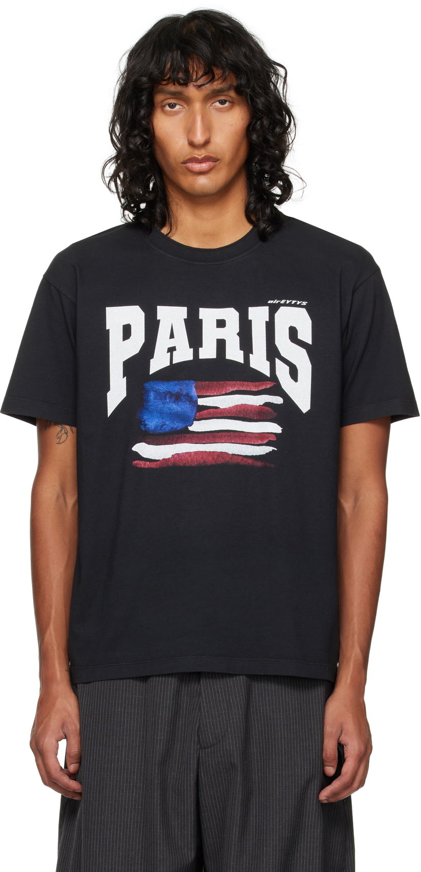 Футболка Eytys Leon T-shirt чорний | A330011