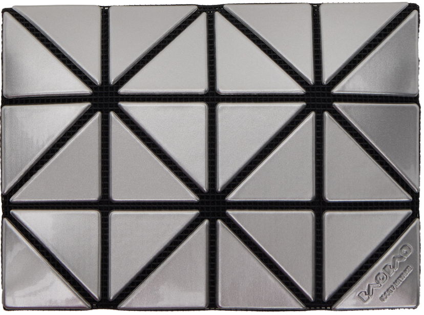 Гаманець BAO BAO ISSEY MIYAKE Geometric Pattern Card Case Wallet Металік | BB46AG711