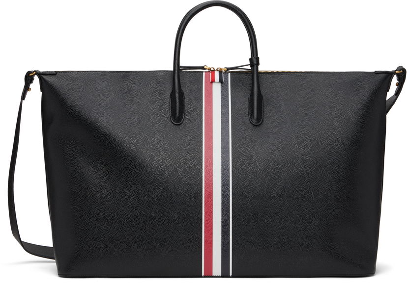 Дорожня сумка Thom Browne Thom Browne Pebble Grain Duffle Bag чорний | UAG217A-00198