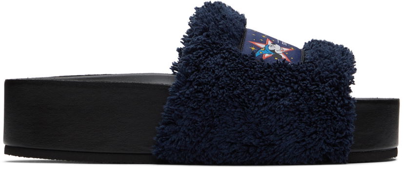 Аксесуари Stella McCartney Stella McCartney Fantasia Mickey Vesta Slides чорний | 810065AF00Z0