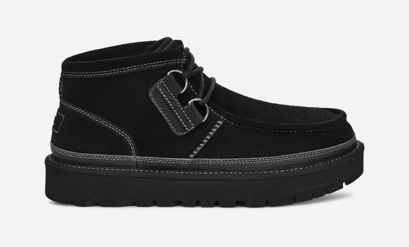 Кросівки та взуття UGG Hayden Moc Chukka Leather Boots чорний | 1158276-BLK