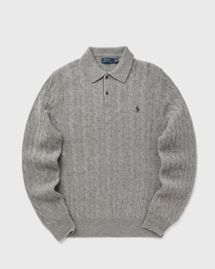 Cветр Polo by Ralph Lauren Polo Ralph Lauren Cable Knit Polo Sweater Сірий | 710974165002