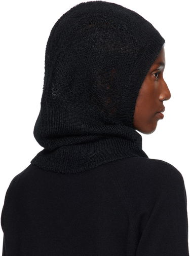 Капелюх Ann Demeulemeester Ann Demeulemeester Vali Knit Balaclava чорний | 2520-W-HT08-KN070-099, 2