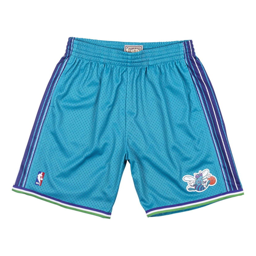 Шорти Mitchell & Ness Mitchell & Ness NBA Swingman Charlotte Hornets Road Shorts Синій | SMSHGS18491-CHOTEAL99