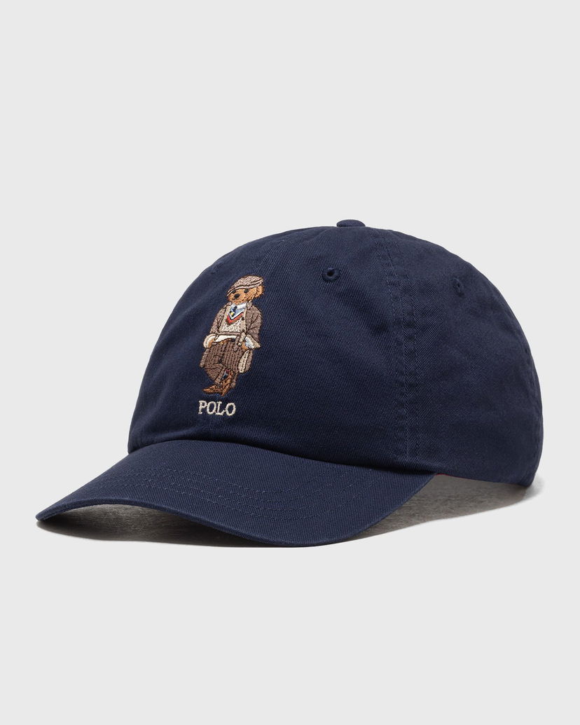 Кепка Polo by Ralph Lauren Polo Ralph Lauren Bear Embroidered Chino Baseball Cap темно-синій | 710979192001