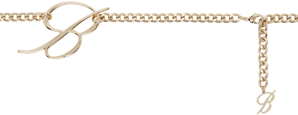 Ремені Blumarine Blumarine 'B' Monogram Chain Belt Металік | A422W299A, 0