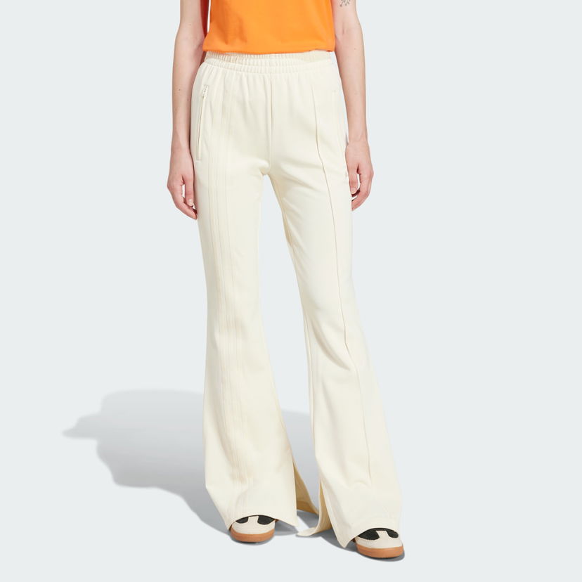 Спортивні штани adidas Performance Firebird 3-Stripes Flared Track Pants білий | JJ0936