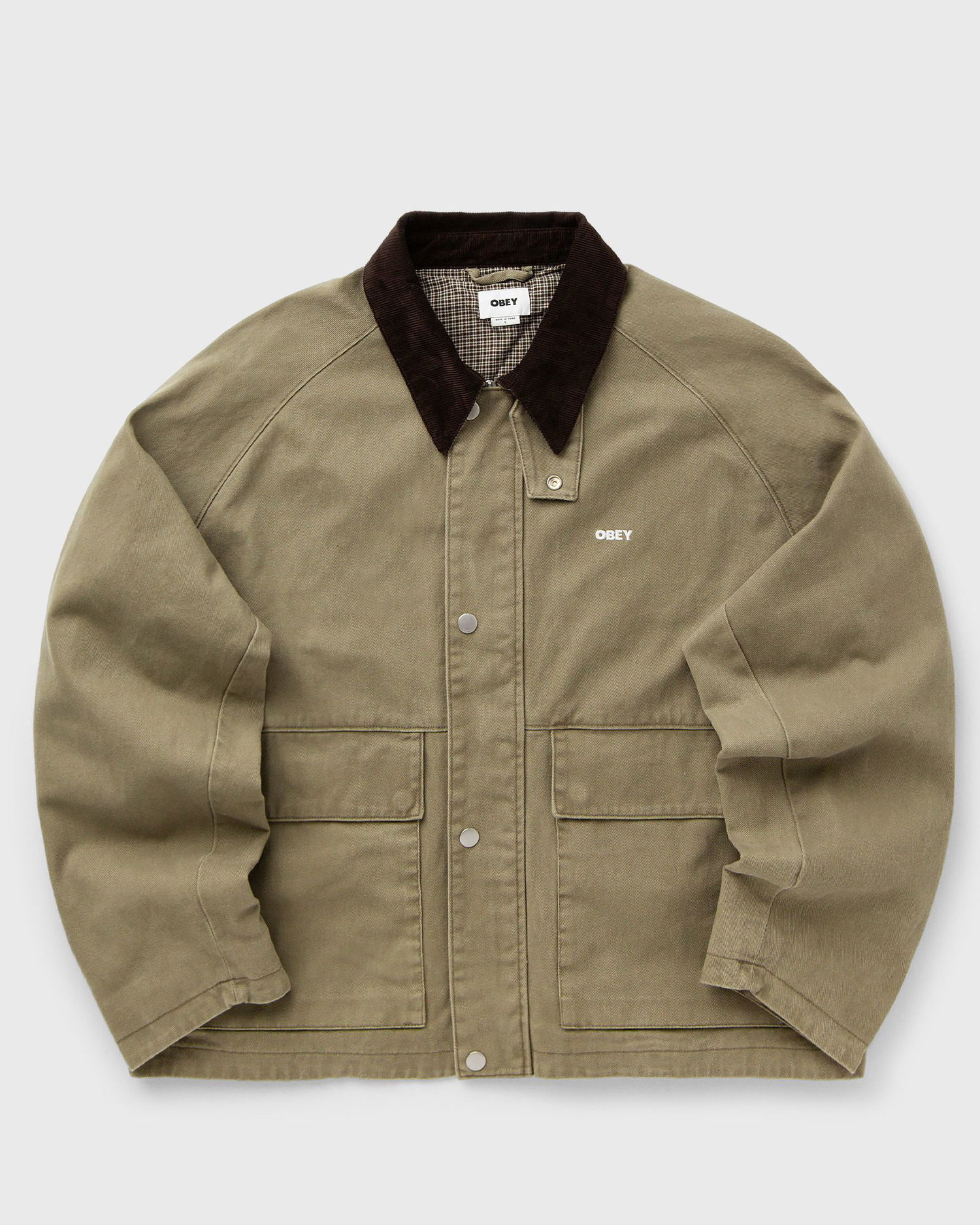 Куртка OBEY Caden Corduroy Collar Work Jacket Зелений | 121800596-MMD, 0