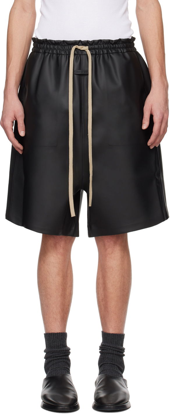Шорти Fear of God Black Relaxed Shorts чорний | FG840-3413RUB