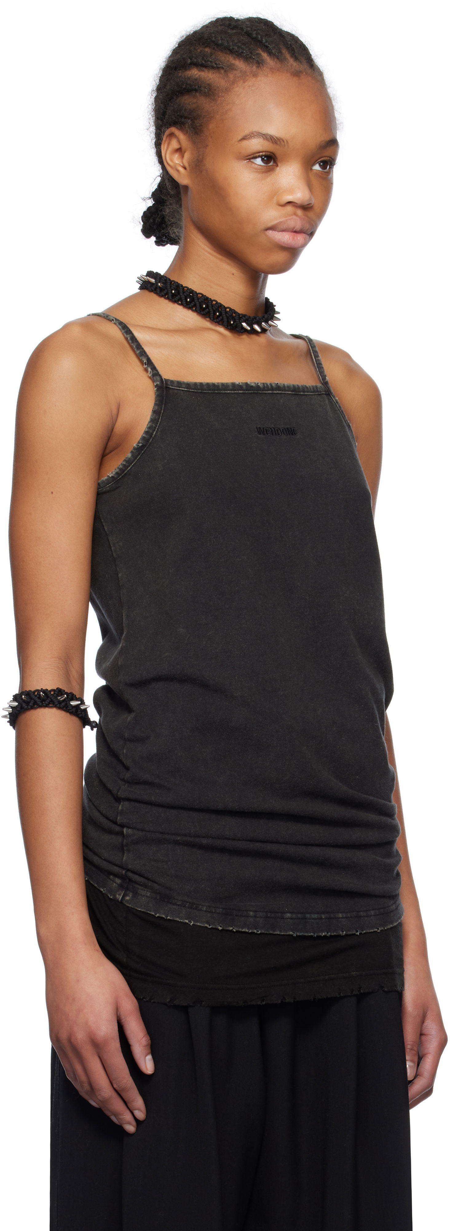 Безрукавка We11done We11done Layered Sleeveless Tank Top чорний | WD-TT0-25-703-W-BK, 1