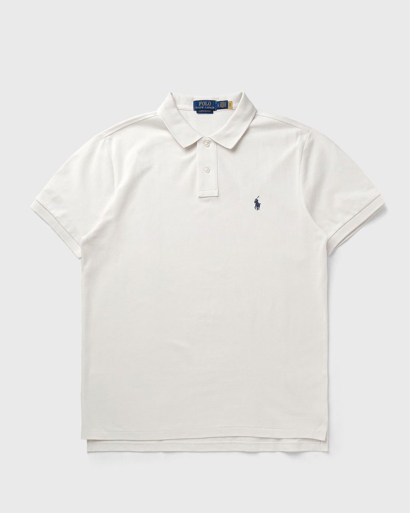 Сорочка поло Polo by Ralph Lauren Short Sleeve Knit Polo Shirt Slim Fit білий | 710680784438