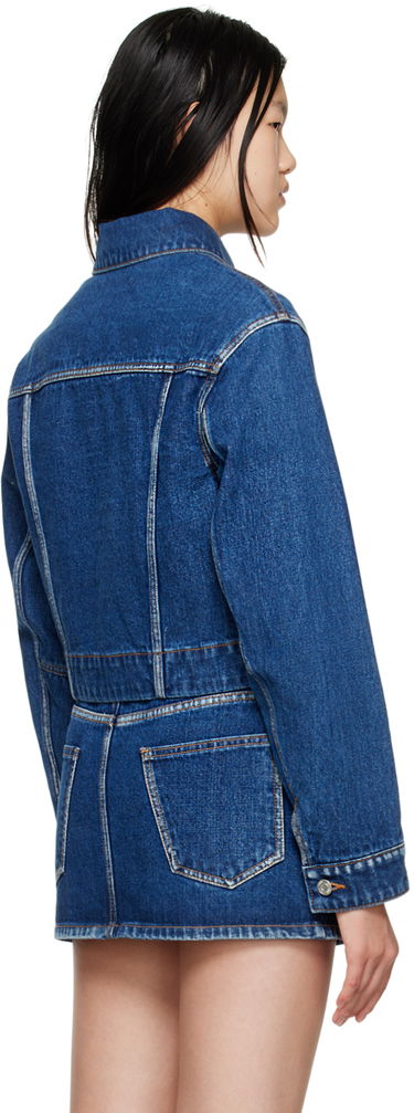 Куртка We11done We11done V-Line Denim Jacket Синій | WD-DJ3-22-330-W-BL, 2