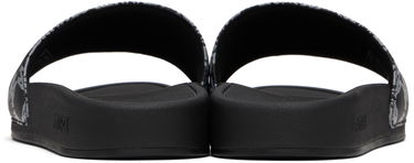 Кросівки та взуття AMIRI MA Quad Canvas Slides чорний | AMFOSL1006, 1