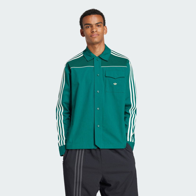 Сорочка adidas Performance Premium Woven Shirt Зелений | JD3410