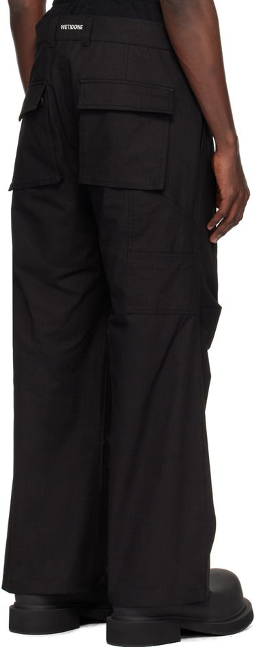 Штани карго We11done Layered Trousers чорний | WD-PT1-24-318-M-BK, 2
