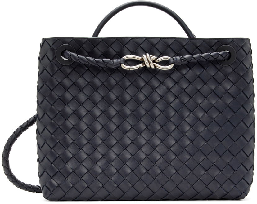 Сумочка Bottega Veneta Navy Medium Andiamo Bag чорний | 766016 VCPP1