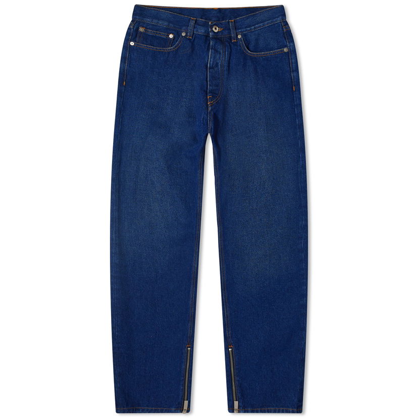 Джинси Off-White Skate Relaxed Fit Jeans темно-синій | OMYA177C99DEN0034400