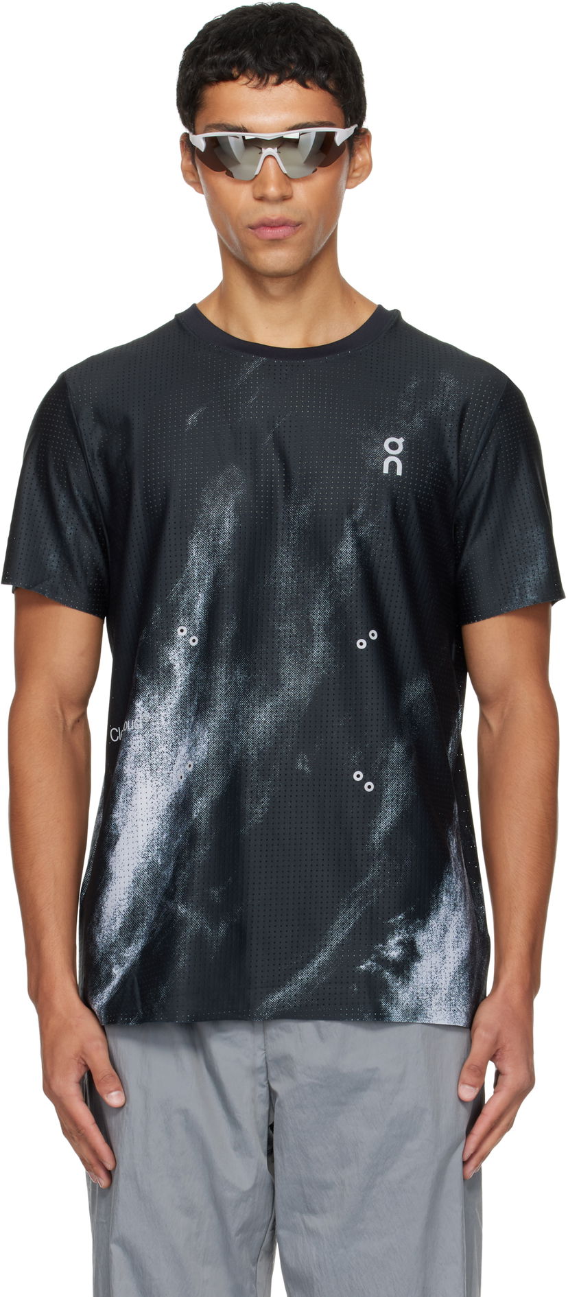 Футболка On Running Pace Mesh T-Shirt чорний | 1MF10030777