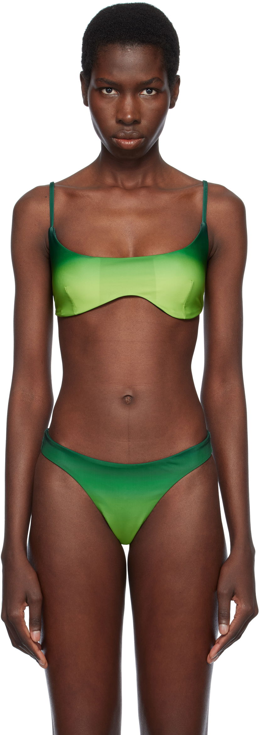 Купальники Casablanca Casablanca Gradient Bikini Top Зелений | WS25-SWM-058-02