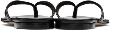 Кросівки та взуття The Row Sacha Leather Flip-Flops чорний | F1697-SN65, 1