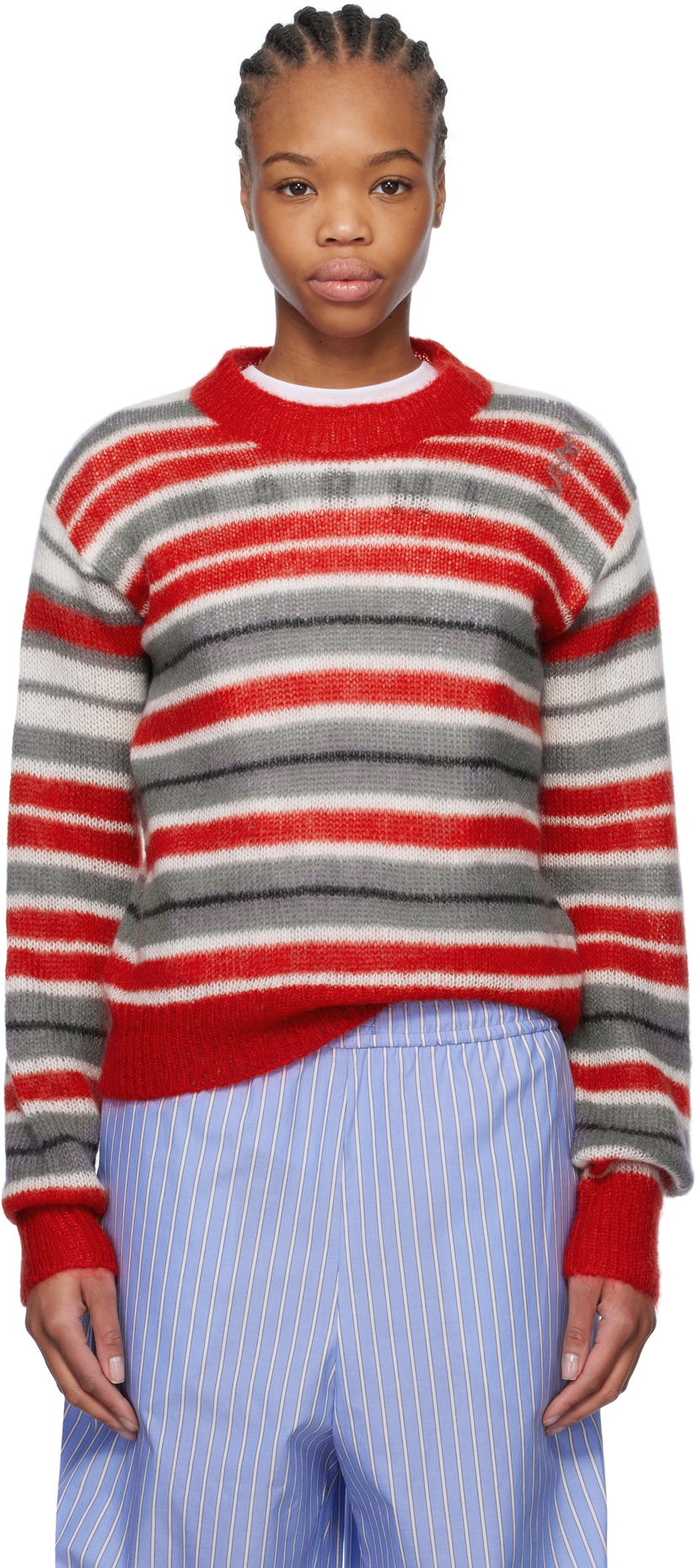 Cветр Marni Marni Striped Mohair Sweater Різнокольоровий | GCMD0573Q0 UFU178