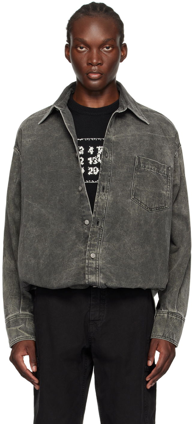 Сорочка Maison Margiela Oversized Denim Shirt Сірий | SH0DT0015 M30011
