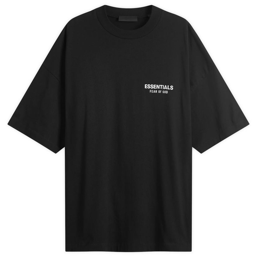 Футболка Fear of God ESSENTIALS Core Logo Jersey T-Shirt чорний | 125HO244360F