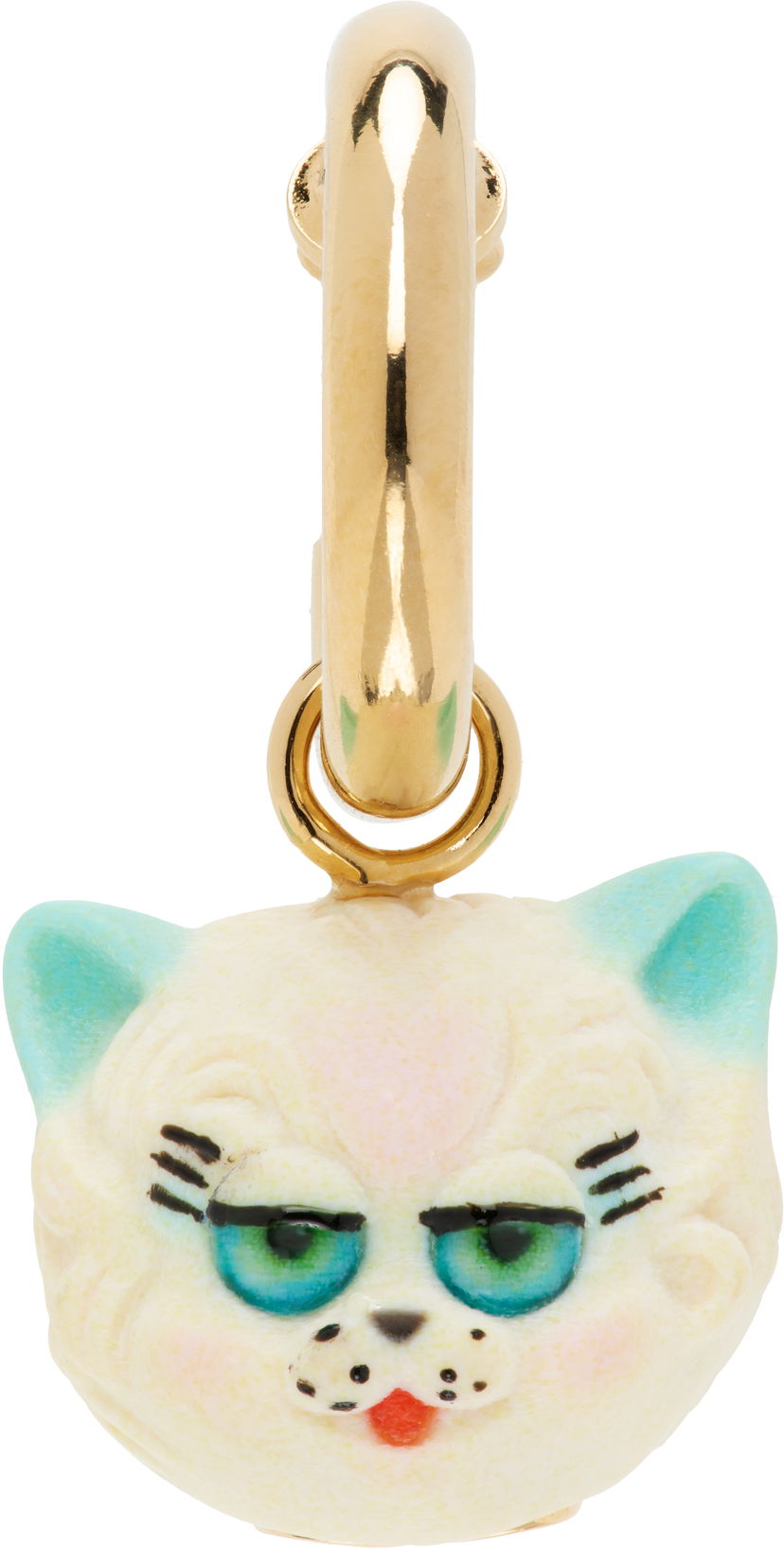 Сережки Valentino Valentino Garavani 'Le Chat De La Maison' Clip-On Cat Face Earring Різнокольоровий | 7Y2J0AL6VQY