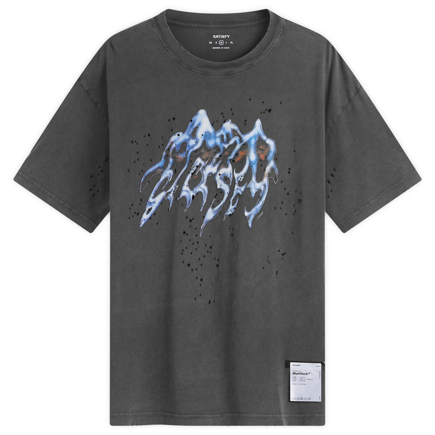 Футболка Satisfy MothTech T-Shirt, Size Small Сірий | 11006-AB-LG2, 1