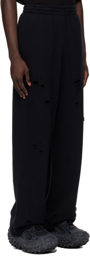 Спортивні штани We11done We11done Distressed Sweatpants чорний | WD-TA1-24-812-U-BK, 1