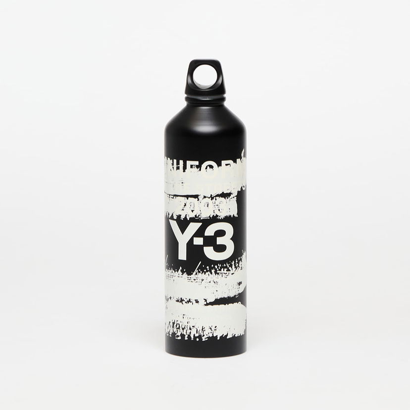 Пляшка для пиття Y-3 Water Bottle With Logo Print чорний | JP2984